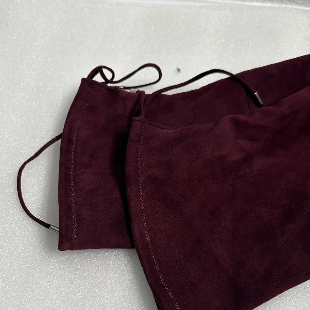 Mark fisher Women's Burgundy over the knee Boots size 7.5